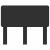 Tăblie cap cu headboard Stejar Negru 135 cm Lemn compozit GartenMobel Dekor