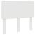 Tăblie cap cu headboard Alb Lucios 120 cm Lemn compozit GartenMobel Dekor