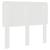 Tăblie cap cu headboard Alb Lucios 120 cm Lemn compozit GartenMobel Dekor