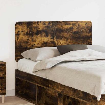Tăblie cap cu headboard Stejar fumuriu 120 cm Lemn compozit GartenMobel Dekor