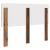 Tăblie cap cu headboard Lemn Vechi 120 cm Lemn compozit GartenMobel Dekor