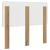 Tăblie cap cu headboard Stejar Artizanal 120 cm Lemn compozit GartenMobel Dekor
