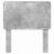 Tăblie cap cu headboard Gri din beton 100 cm Lemn compozit GartenMobel Dekor