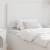 Tăblie cap cu headboard Alb 90 cm Lemn compozit GartenMobel Dekor