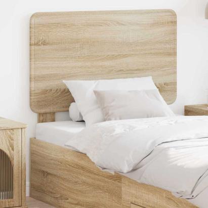 Tăblie cap cu headboard Stejar Sonoma 90 cm Lemn compozit GartenMobel Dekor