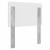 Tăblie cap cu headboard Gri din beton 90 cm Lemn compozit GartenMobel Dekor