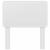 Tăblie cap cu headboard Alb 80 cm Lemn compozit GartenMobel Dekor
