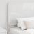 Tăblie cap cu headboard Alb Lucios 80 cm Lemn compozit GartenMobel Dekor