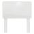 Tăblie cap cu headboard Alb Lucios 80 cm Lemn compozit GartenMobel Dekor