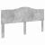 Tăblie cap cu headboard Gri din beton 200 cm Lemn compozit GartenMobel Dekor