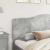 Tăblie cap cu headboard Gri din beton 200 cm Lemn compozit GartenMobel Dekor