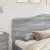 Tăblie cap cu headboard Gri Sonoma 200 cm Lemn compozit GartenMobel Dekor