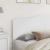 Tăblie cap cu headboard Alb 180 cm Lemn compozit GartenMobel Dekor