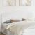 Tăblie cap cu headboard Alb 180 cm Lemn compozit GartenMobel Dekor