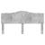 Tăblie cap cu headboard Gri din beton 180 cm Lemn compozit GartenMobel Dekor