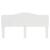Tăblie cap cu headboard Alb Lucios 180 cm Lemn compozit GartenMobel Dekor
