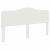 Tăblie cap cu headboard Alb Lucios 180 cm Lemn compozit GartenMobel Dekor