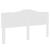 Tăblie cap cu headboard Alb Lucios 180 cm Lemn compozit GartenMobel Dekor