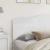 Tăblie cap cu headboard Alb Lucios 180 cm Lemn compozit GartenMobel Dekor