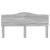 Tăblie cap cu headboard Gri Sonoma 180 cm Lemn compozit GartenMobel Dekor