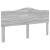 Tăblie cap cu headboard Gri Sonoma 180 cm Lemn compozit GartenMobel Dekor