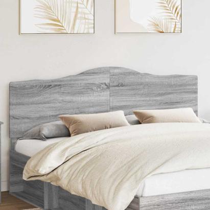 Tăblie cap cu headboard Gri Sonoma 180 cm Lemn compozit GartenMobel Dekor