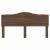 Tăblie cap cu headboard Stejar închis 180 cm Lemn compozit GartenMobel Dekor