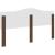 Tăblie cap cu headboard Stejar închis 180 cm Lemn compozit GartenMobel Dekor
