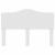 Tăblie cap cu headboard Alb 160 cm Lemn compozit GartenMobel Dekor
