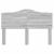 Tăblie cap cu headboard Gri Sonoma 160 cm Lemn compozit GartenMobel Dekor