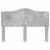 Tăblie cap cu headboard Gri din beton 150 cm Lemn compozit GartenMobel Dekor