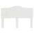 Tăblie cap cu headboard Alb Lucios 150 cm Lemn compozit GartenMobel Dekor