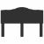 Tăblie cap cu headboard Stejar Negru 140 cm Lemn compozit GartenMobel Dekor