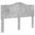 Tăblie cap cu headboard Gri din beton 140 cm Lemn compozit GartenMobel Dekor