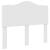 Tăblie cap cu headboard Alb 135 cm Lemn compozit GartenMobel Dekor