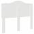 Tăblie cap cu headboard Alb 135 cm Lemn compozit GartenMobel Dekor