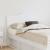 Tăblie cap cu headboard Alb 135 cm Lemn compozit GartenMobel Dekor