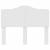 Tăblie cap cu headboard Alb 135 cm Lemn compozit GartenMobel Dekor