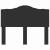 Tăblie cap cu headboard Stejar Negru 135 cm Lemn compozit GartenMobel Dekor