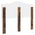 Tăblie cap cu headboard Stejar fumuriu 135 cm Lemn compozit GartenMobel Dekor