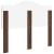 Tăblie cap cu headboard Stejar închis 135 cm Lemn compozit GartenMobel Dekor