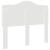 Tăblie cap cu headboard Alb Lucios 120 cm Lemn compozit GartenMobel Dekor