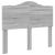 Tăblie cap cu headboard Gri Sonoma 120 cm Lemn compozit GartenMobel Dekor