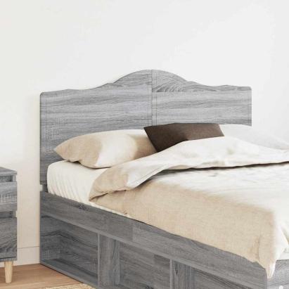 Tăblie cap cu headboard Gri Sonoma 120 cm Lemn compozit GartenMobel Dekor