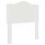 Tăblie cap cu headboard Alb Lucios 100 cm Lemn compozit GartenMobel Dekor