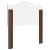 Tăblie cap cu headboard Stejar închis 100 cm Lemn compozit GartenMobel Dekor