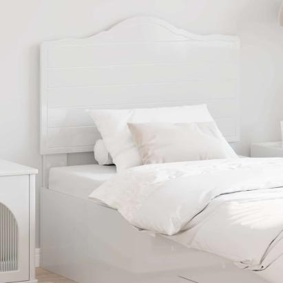 Tăblie cap cu headboard Alb Lucios 90 cm Lemn compozit GartenMobel Dekor