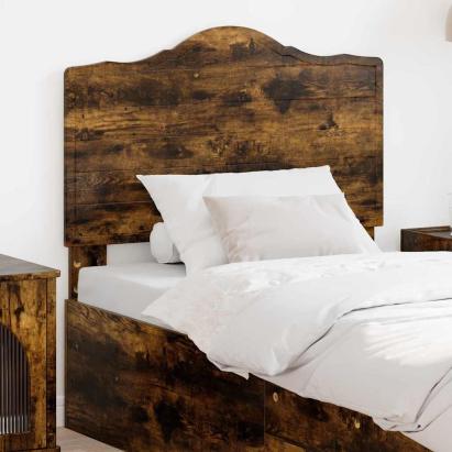 Tăblie cap cu headboard Stejar fumuriu 90 cm Lemn compozit GartenMobel Dekor
