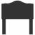 Tăblie cap cu headboard Stejar Negru 80 cm Lemn compozit GartenMobel Dekor