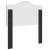 Tăblie cap cu headboard Stejar Negru 80 cm Lemn compozit GartenMobel Dekor